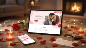 sevgilinize özel romantik web sitesi hazırlayabilirim