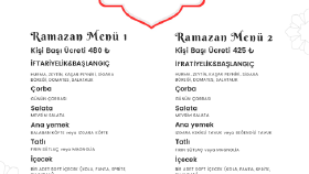 Müşterek Ramazan menüsü tasarımı