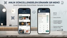 size özel yönetim panelli dijital QR menü tasarlayabilirim