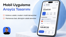 mobil uygulama için kullanıcı odaklı UI-UX tasarımı yaparım