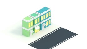 Low Poly Fresh Ev- Bina Modelleme