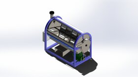 Kompost Mikseri 3D Modeli - Render Çalışması