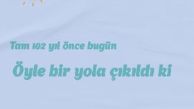 19 Mayıs için animasyon çalışması