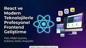 React ile modern ve hızlı web arayüzleri geliştiririm