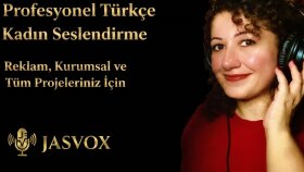 profesyonel Türkçe kadın seslendirme hizmeti sunarım