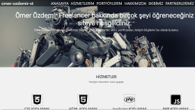 ömer özdemir - Freelancer tanıtım sitesi oluşturma