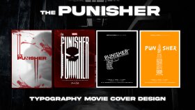 The Punisher Tipografik Kapak Çalışmaları
