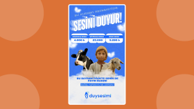 Duy Sesimi Firması İçin Menü Tasarımı