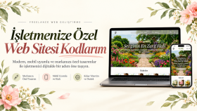 modern, mobil uyumlu özel kodlanmış web sitesi hazırlarım