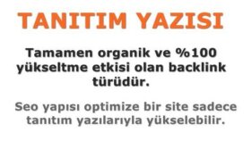 tanıtım yazısı