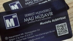 Şeffaf Kartvizit Örneklerimden