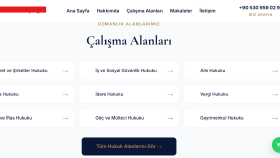 Avukatlık ofisi için hazırlanan Web-Site