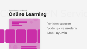 Online Learning Landing Page