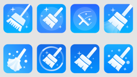 Phone cleaner app icon çalışması