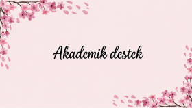 akademik ve kurallara uygun metinler yazıyorum