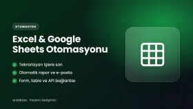 Excel ve Google Sheets işlerinizi otomatiğe bağlarım