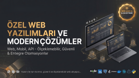 özel web yazılımları ve modern çözümler geliştiririm