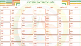 TAKİP ÇİZELGESİ