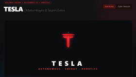 Tesla-Konsept logo tasarımı