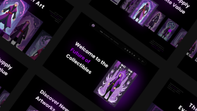 NFT Satış mağazasının web sitesi