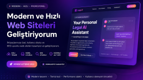 size modern ve hızlı bir web sitesi geliştirebilirim