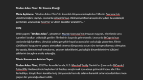 Zindan Adası – Film Analizi 