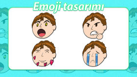 amatör bir şekilde size emoji çizebilirim