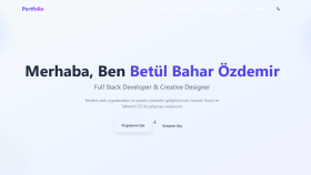 Modern ve Mobil Uyumlu Kişisel / Kurumsal Web Sitesi