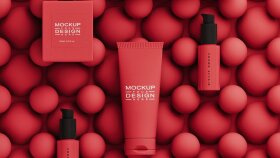 Kozmetik Mockup Çalışması