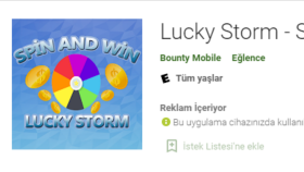 Lucky Storm - Spin and Win -Çevir Kazan Uygulaması