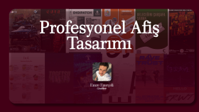 profesyonel düzeyde afiş tasarlarım