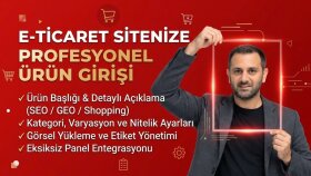e-ticaret sitenize SEO ve GEO uyumlu ürün girişi yaparım