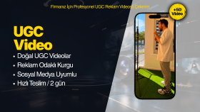 firmanız için profesyonel UGC reklam videosu çekerim
