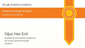 Sertifikalarım: ANALYTICS | GTM | ADS