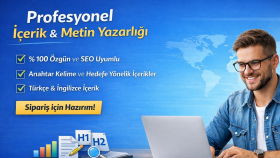 metin yazarlığı yapabilirim