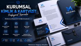  kurumsal kimlik ve kartvizit tasarımları hazırlıyorum
