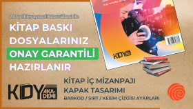 kdy akademi kitap dosyanızı baskıya hazırlarım
