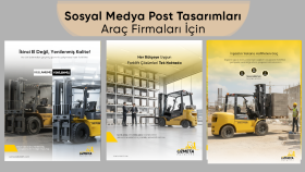 Sosyal medya post tasarımları araç firmaları için.