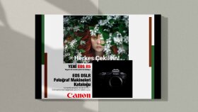 Canon Fotoğraf Makinesi Katalog Tasarımı