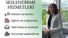 seslendirme alanında hizmet vermekteyim