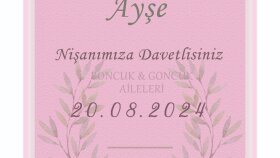 isteğinize göre size davetiye tasarlayabilirim