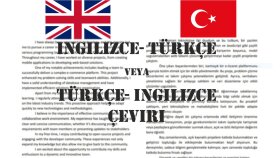 İngilizce-Türkçe çevirilerinizi yaparım