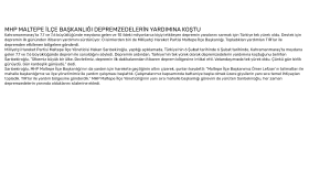 MHP Maltepe İlçe Başkanlığı İçin Haber Yazımı