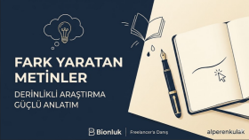 araştırmaya dayalı akademik ve özgün metinler yazarım