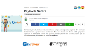 Paykwik Tanıtım Yazısı