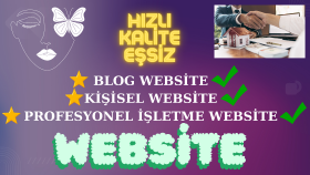 en iyi kalitede ve hızlı bir web sitesi yaparım