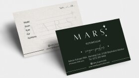 Mars Kuyumculuk Kartvizit Tasarımı