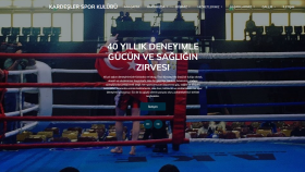 Bir spor kulübüne yaptığım web sitesi