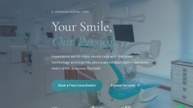 Modern Diş Kliniği Web Sitesi (Responsive Tasarım)