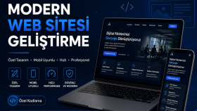 modern ve özel web siteleri geliştiririm